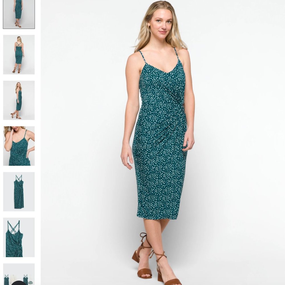 Nine Britton - Valencia Knit Fitted Midi Dress - S